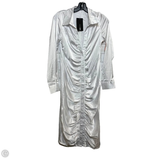 Dress Casual Midi By Fashion Nova In White, Size: M