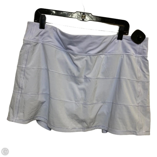 Athletic Skort By Lululemon In Purple, Size: L