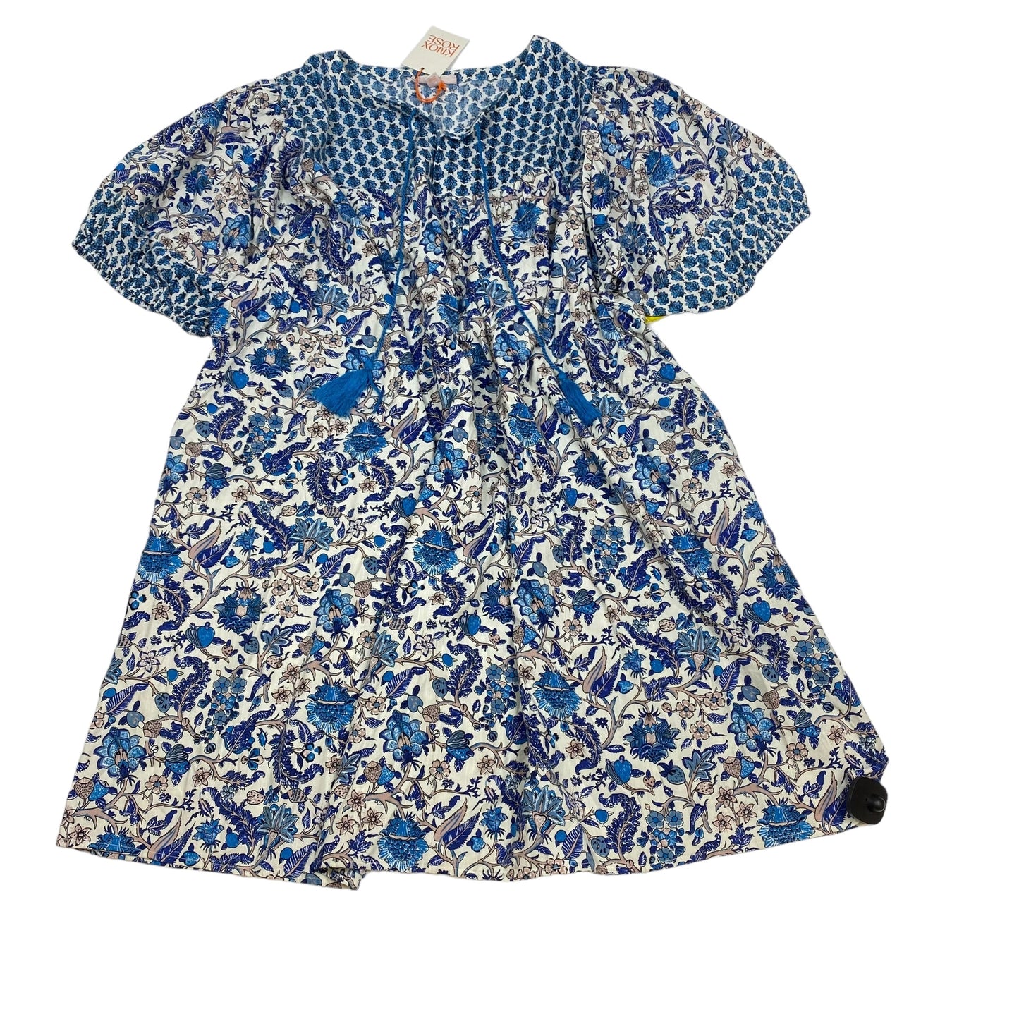 Blue Dress Casual Short Knox Rose, Size 4x