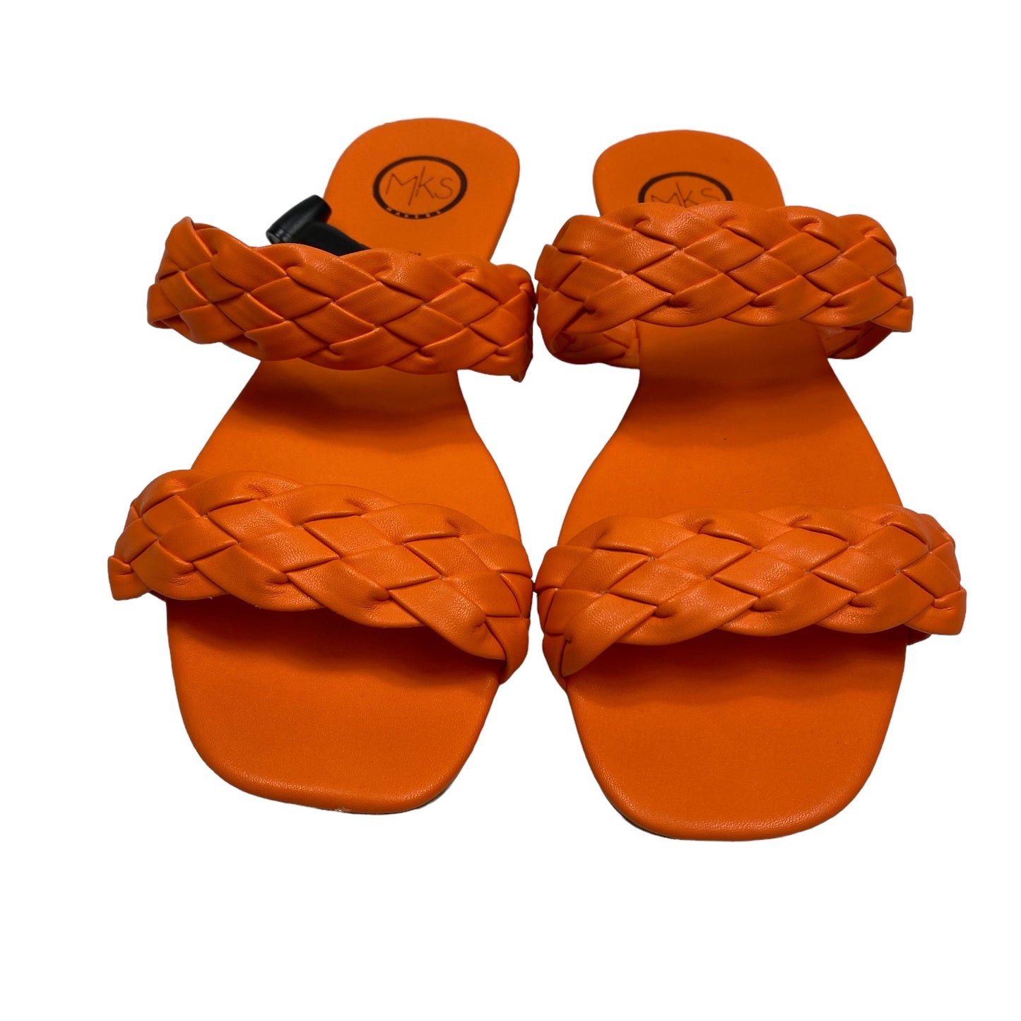 Orange Shoes Flats Makers, Size 8.5