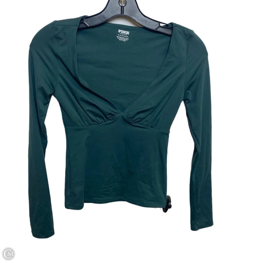 Top Long Sleeve By Pink In Green, Size: Xs