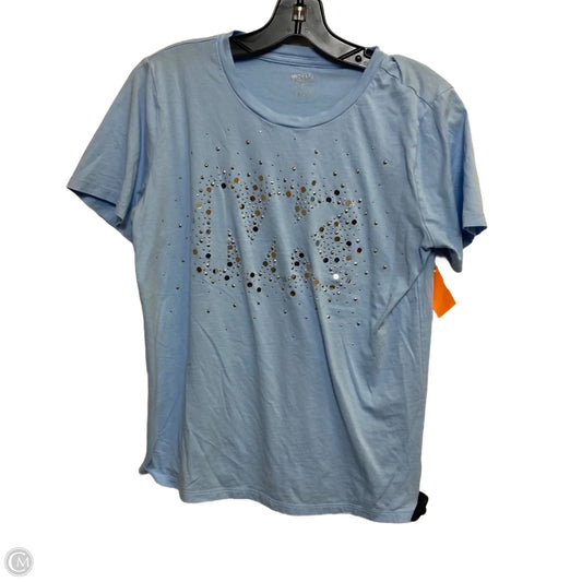 Top Short Sleeve By Michael By Michael Kors In Blue, Size: M