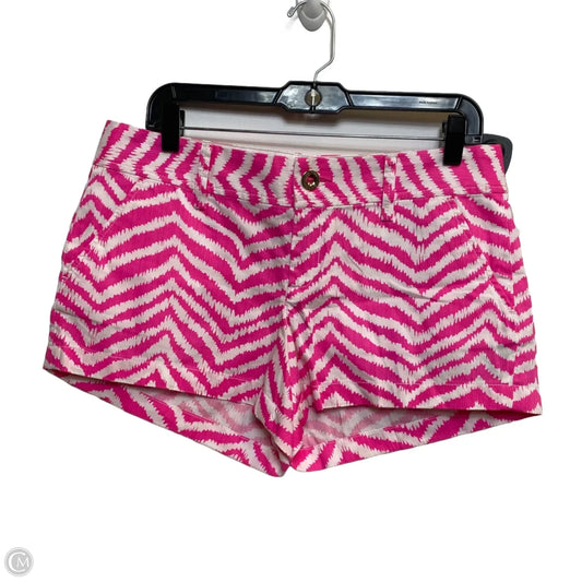 Shorts Designer By Lilly Pulitzer In Pink & White, Size: 8