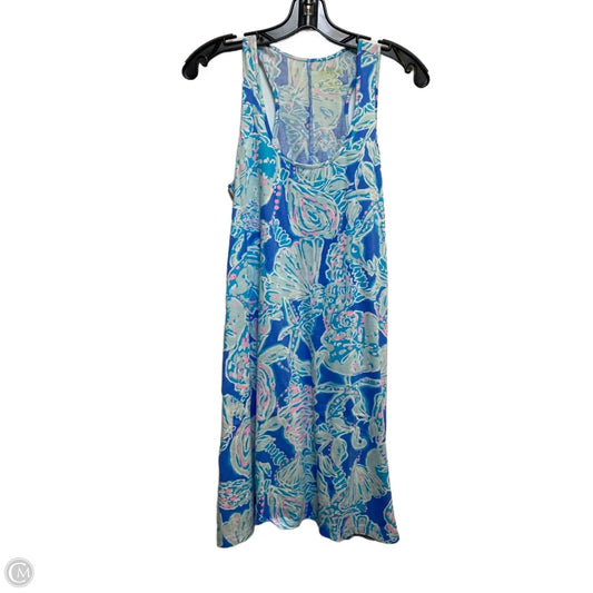 Dress Designer By Lilly Pulitzer In Blue & Pink, Size: S