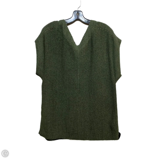 Top Short Sleeve By Cable And Gauge In Green, Size: 1x