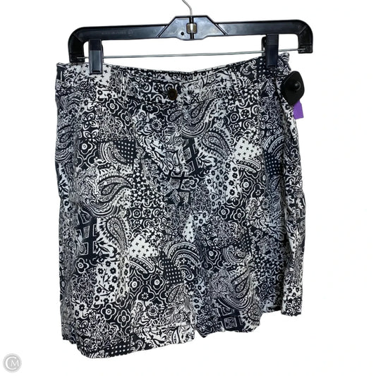 Shorts By Kim Rogers In Black & White, Size: 8