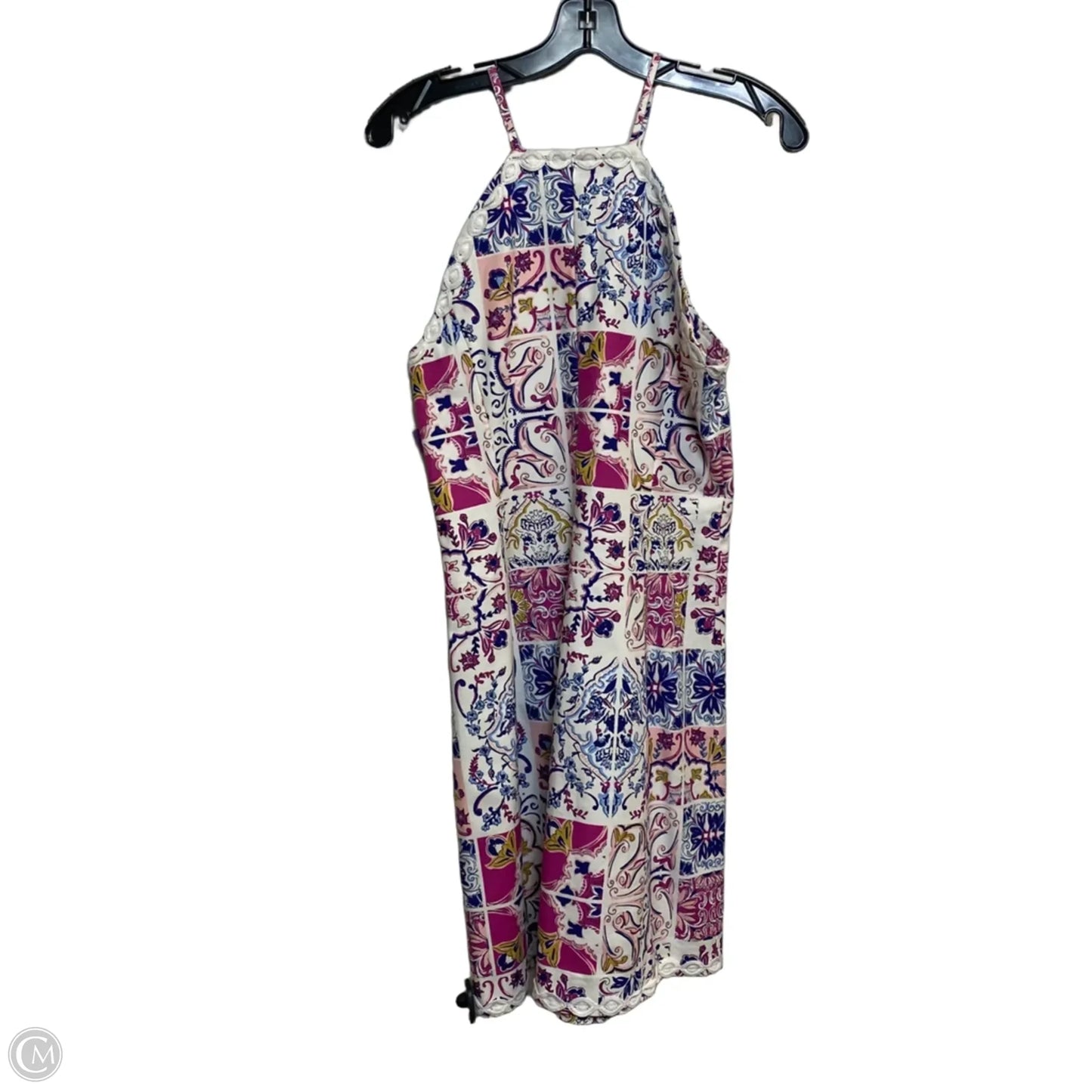 Dress Casual Short By Crown And Ivy In Blue & Pink, Size: M