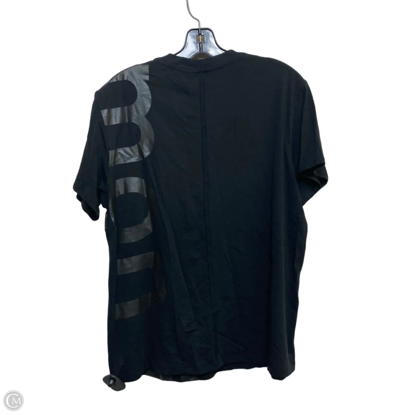 Athletic Top Short Sleeve Designer By Lululemon In Black, Size: S