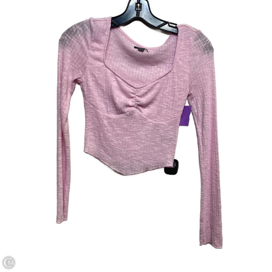 Top Long Sleeve By Wild Fable In Pink, Size: Xs