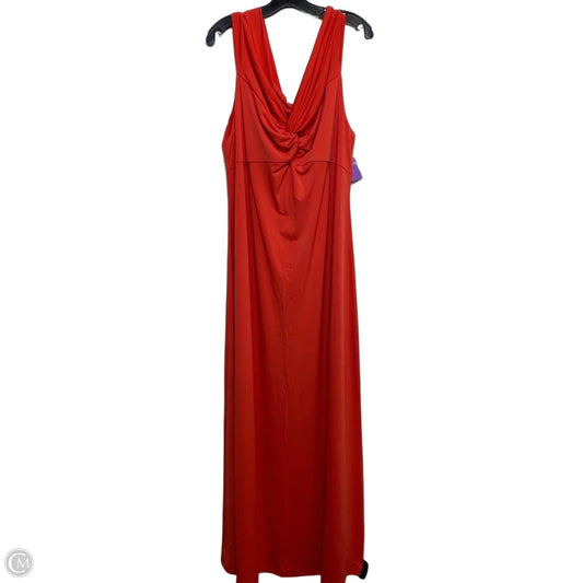 Dress Party Long By Old Navy In Red, Size: Xxl