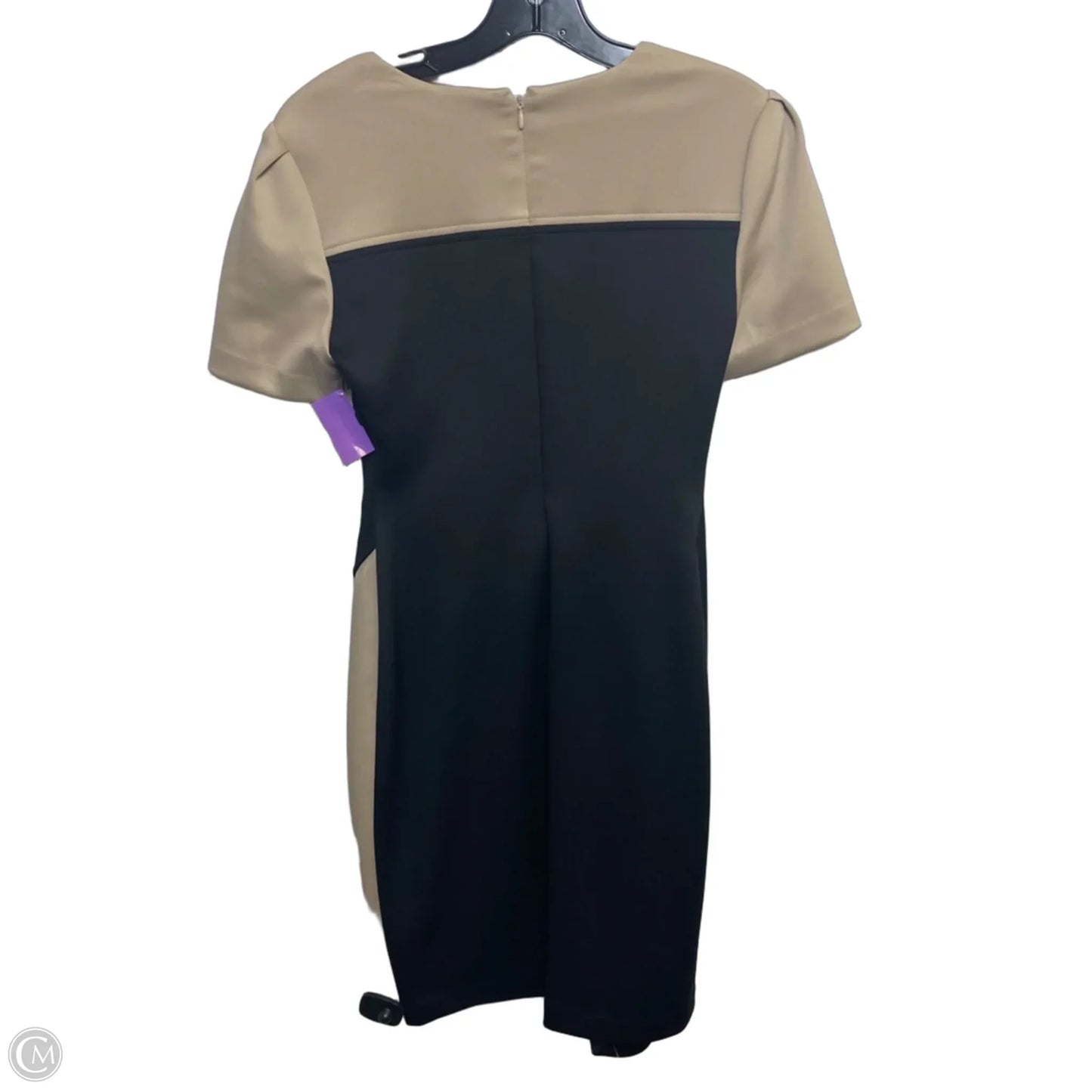 Dress Work By Tommy Hilfiger In Black & Tan, Size: Xs