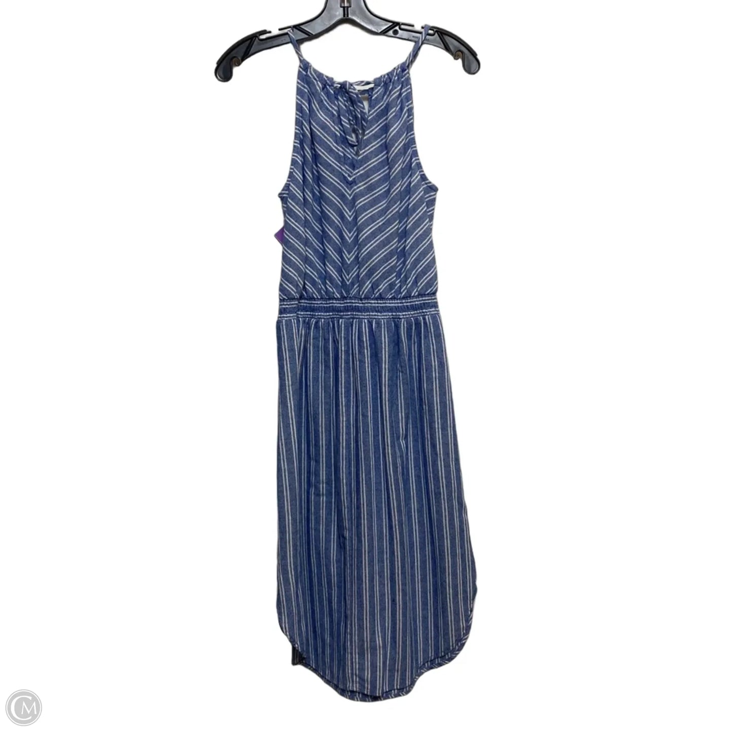 Dress Casual Midi By Universal Thread In Blue, Size: M