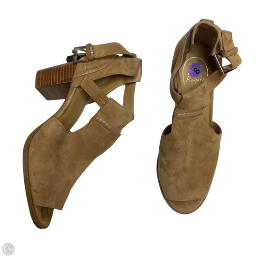 Sandals Designer By Jack Rogers In Brown, Size: 8