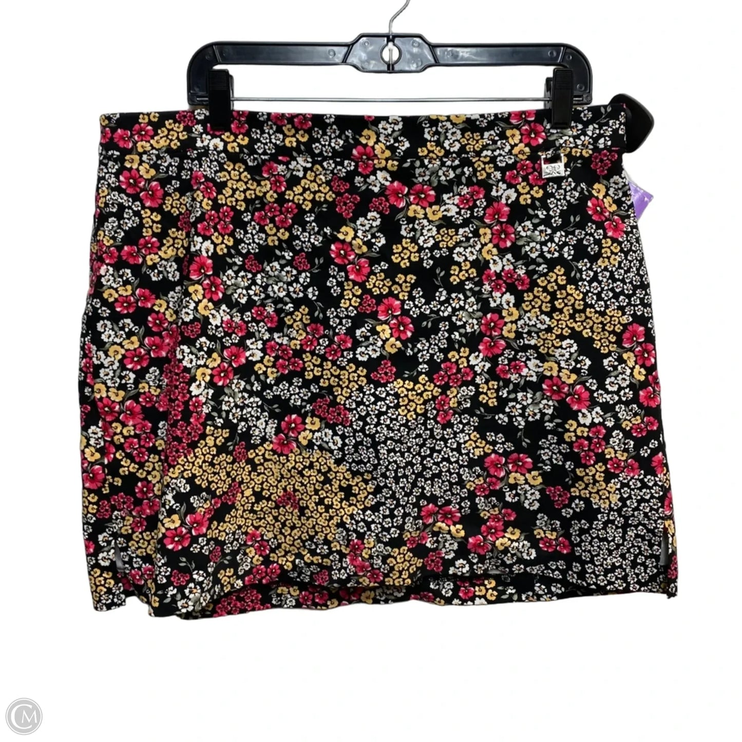Skort By Rafaella In Black, Size: Xl