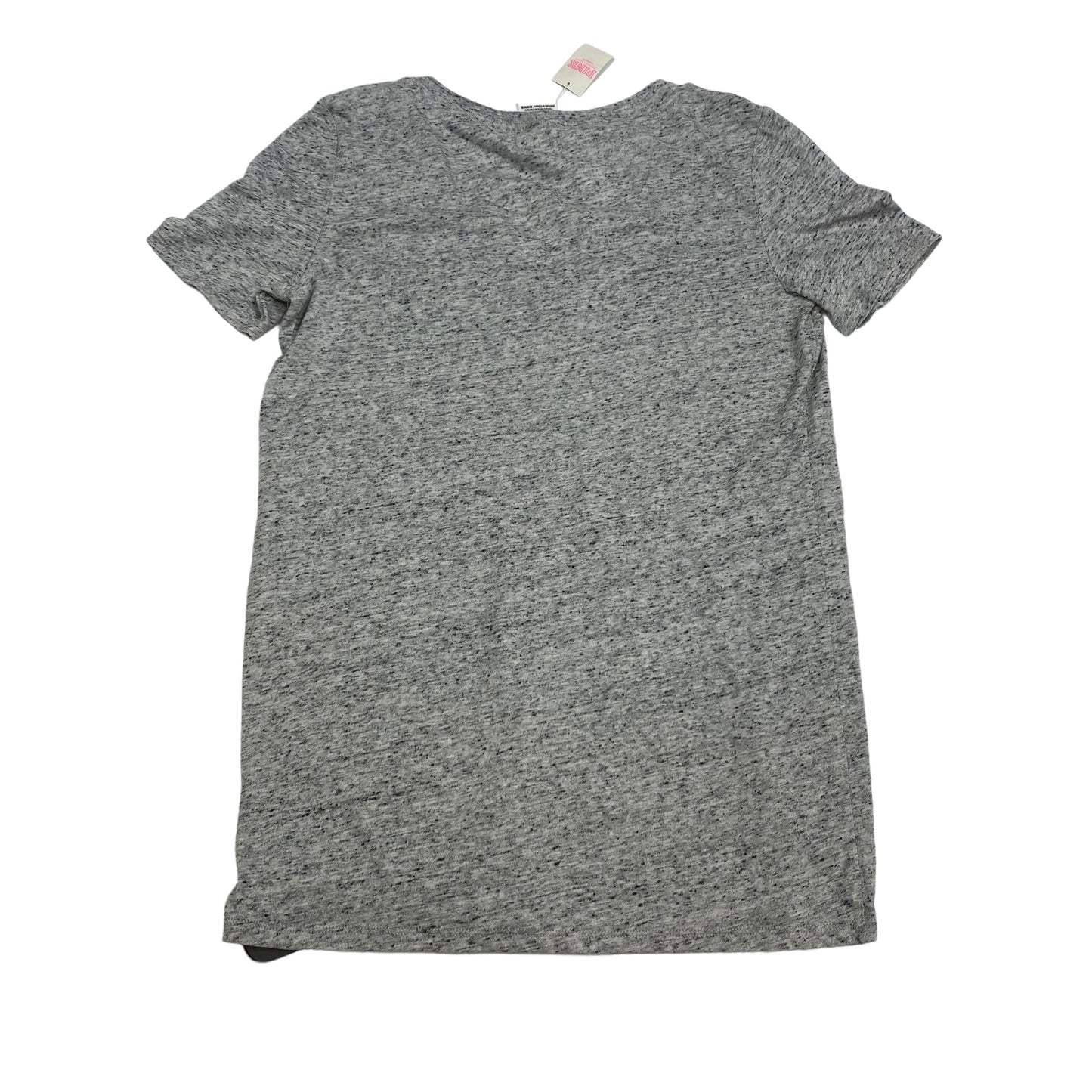 Grey Top Short Sleeve Basic Pink, Size Xs