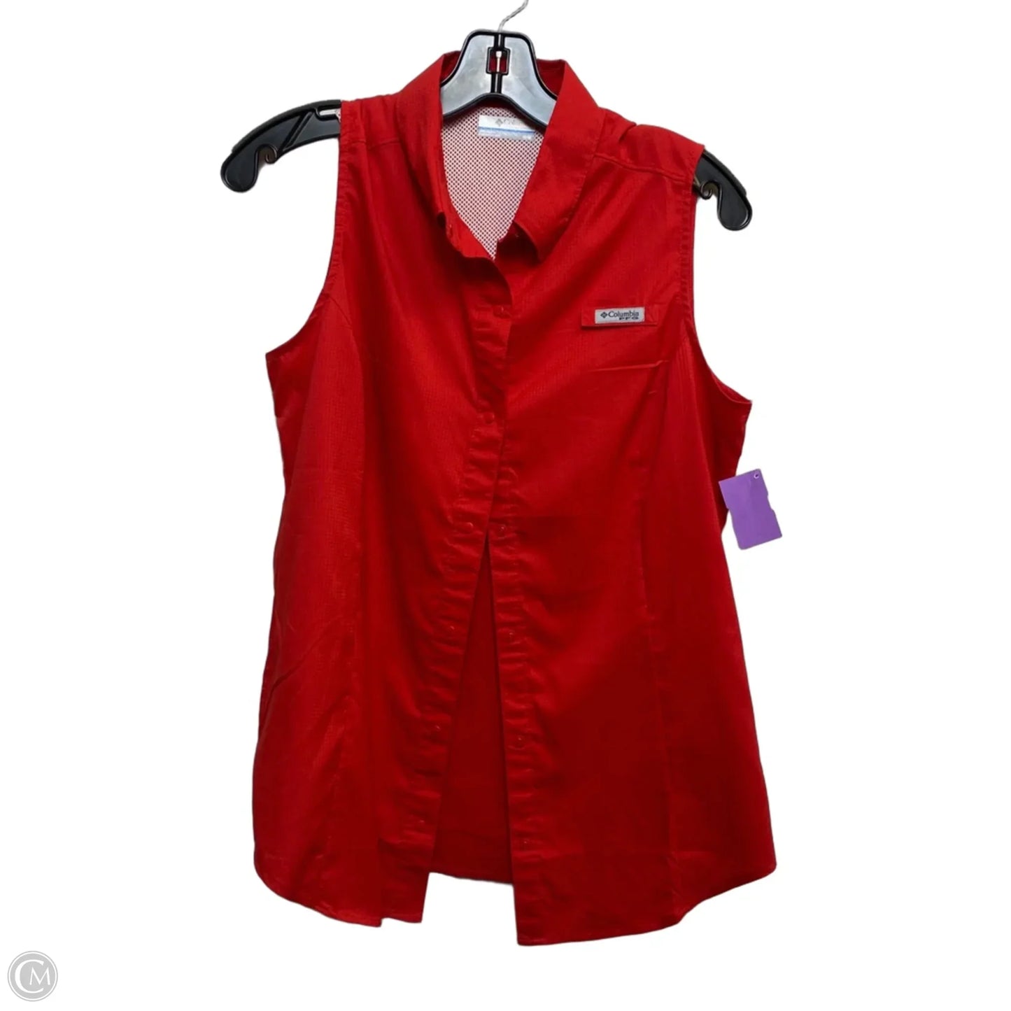 Athletic Tank Top By Columbia In Red, Size: M