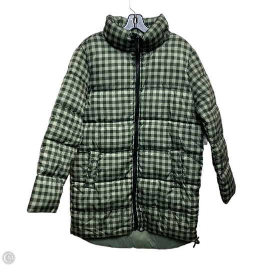 Coat Designer By Rebecca Minkoff In Black & Green, Size: M