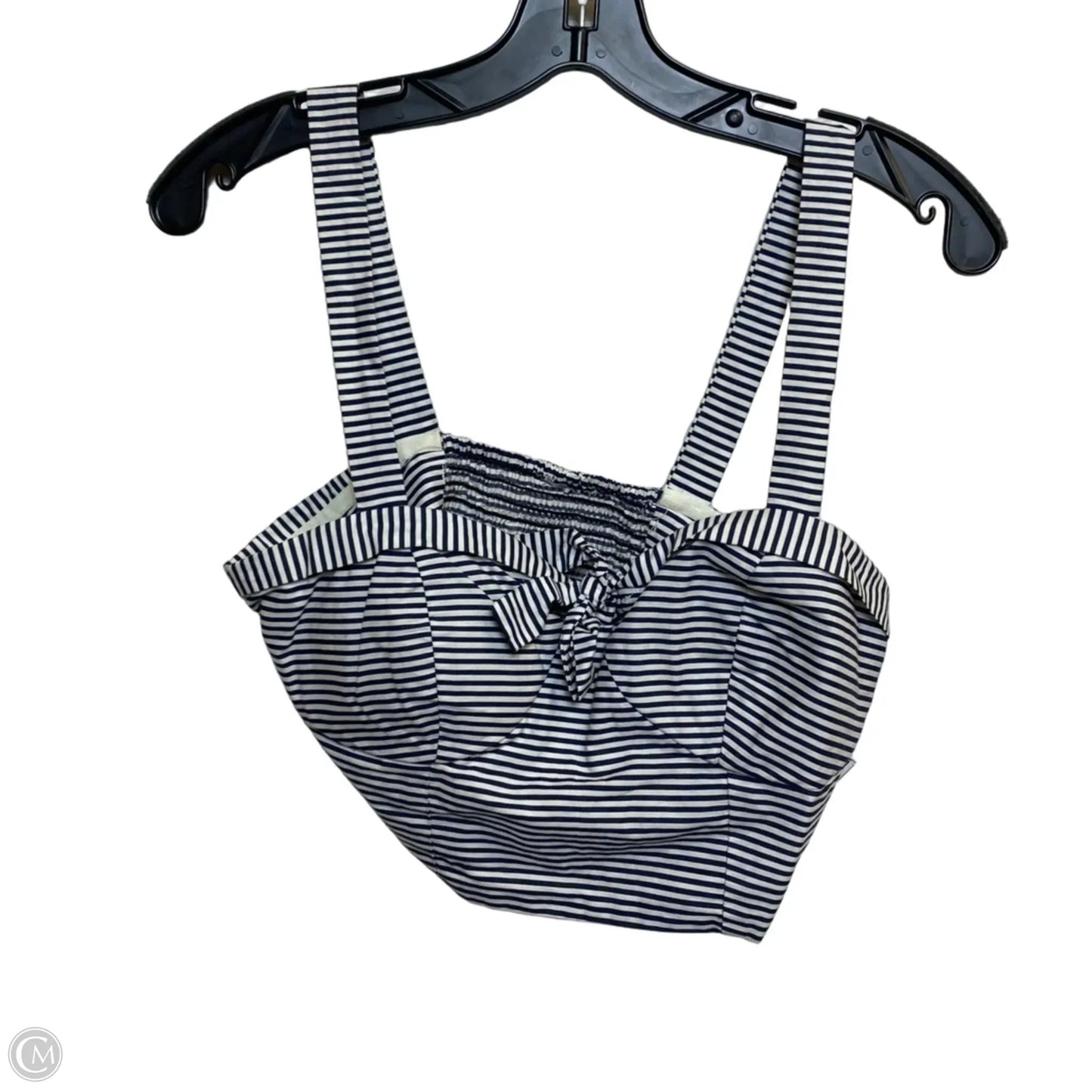 Top Sleeveless By Coincidence & Chance In Blue & White, Size: S