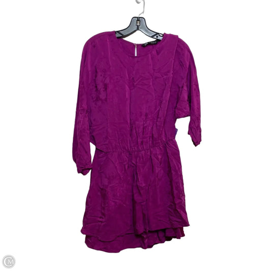 Dress Casual Short By Zara In Purple, Size: Xl