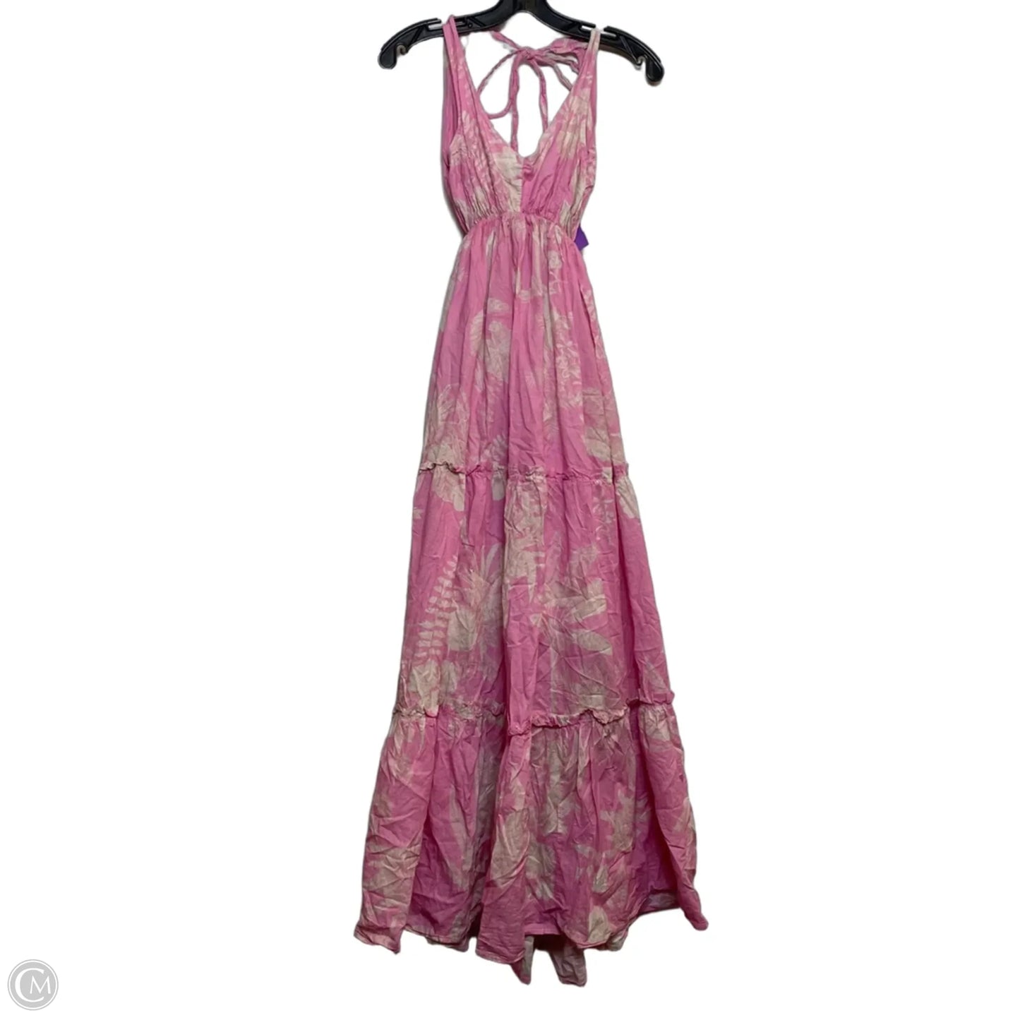 Dress Casual Maxi By Kaos In Cream & Pink, Size: S