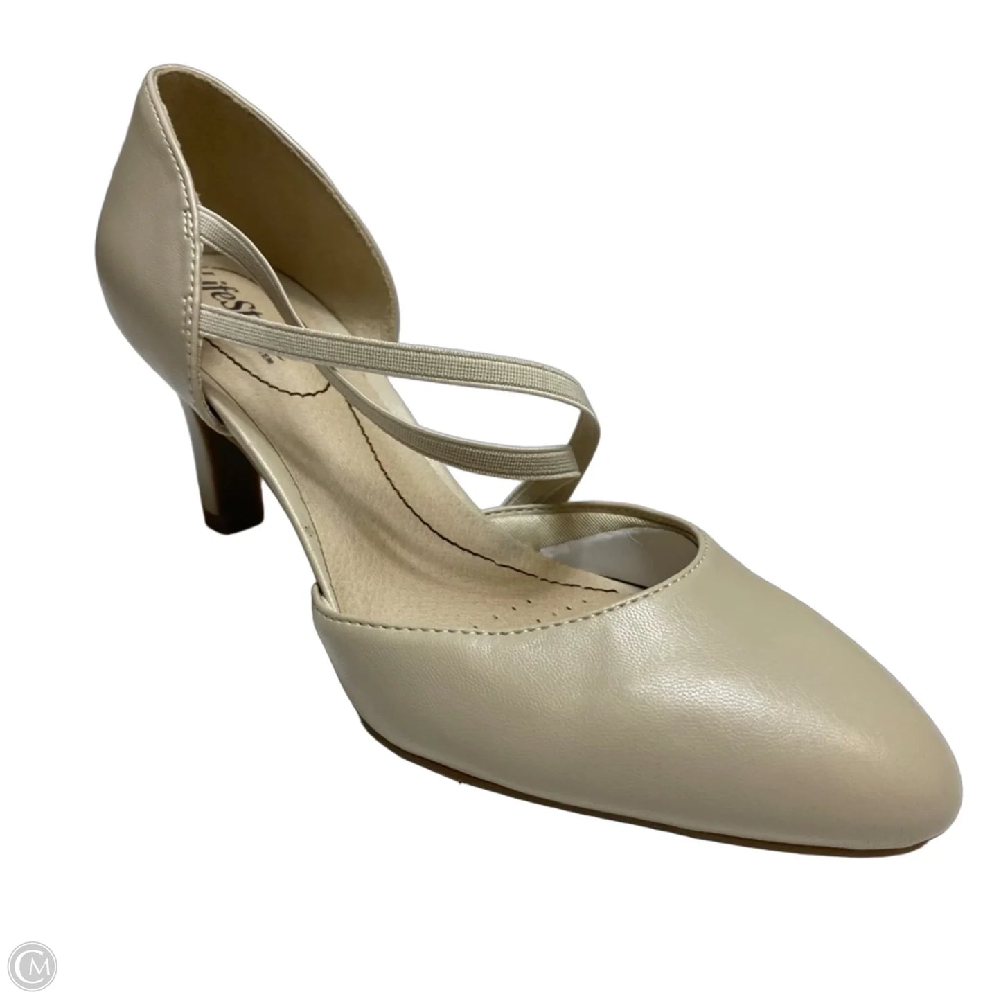 Shoes Heels Kitten By Life Stride In Cream, Size: 8