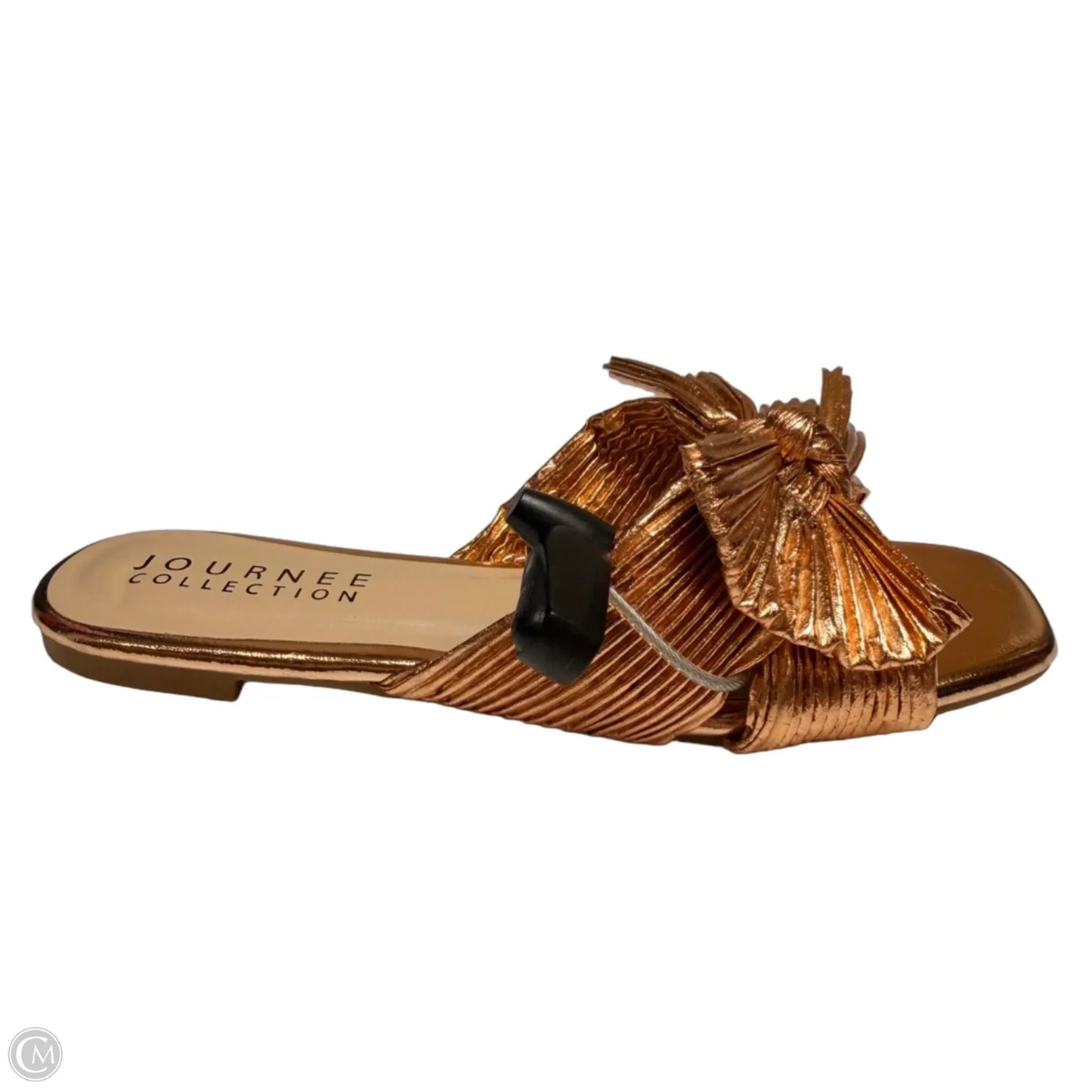Sandals Flats By Journee In Rose Gold, Size: 7