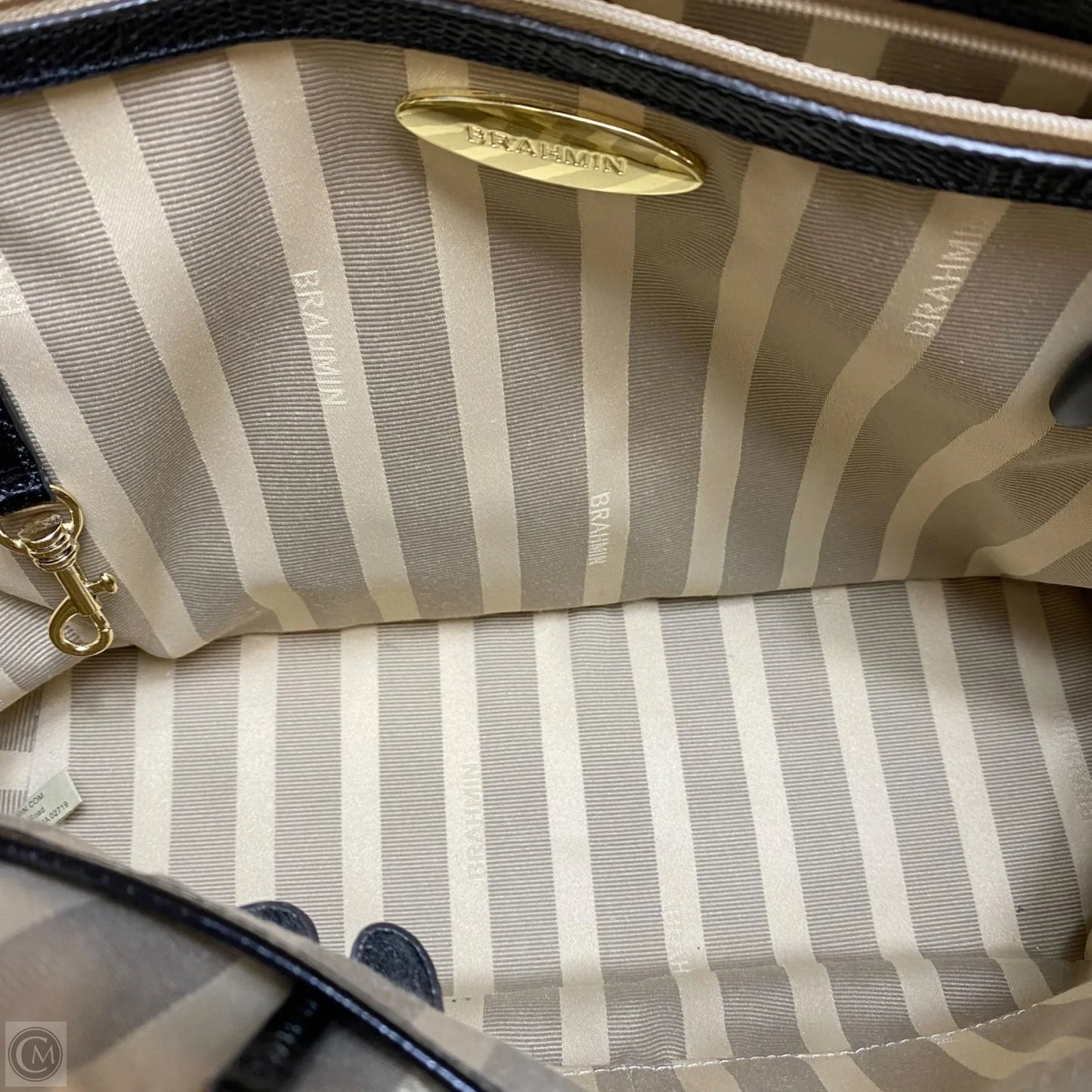 Handbag Designer By Brahmin, Size: Medium