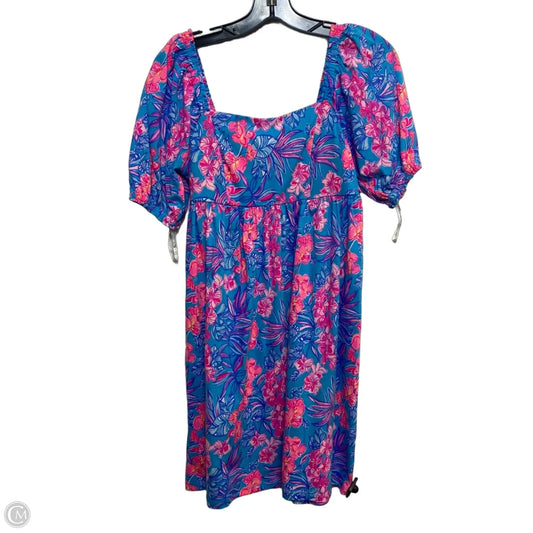 Dress Designer By Lilly Pulitzer In Blue & Pink, Size: Xs