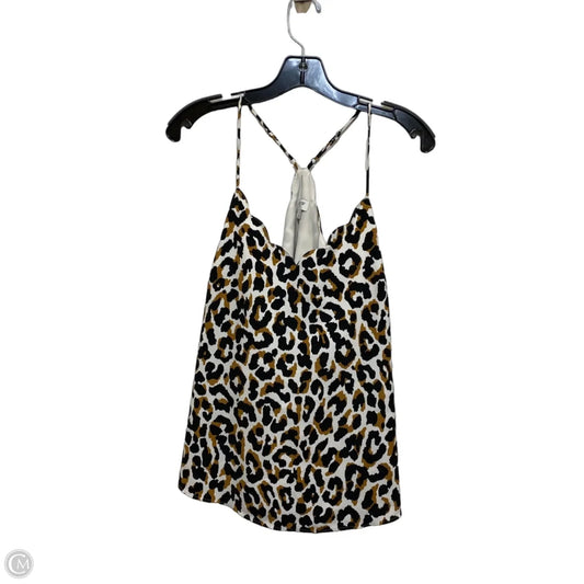 Top Sleeveless By J. Crew In Animal Print, Size: S
