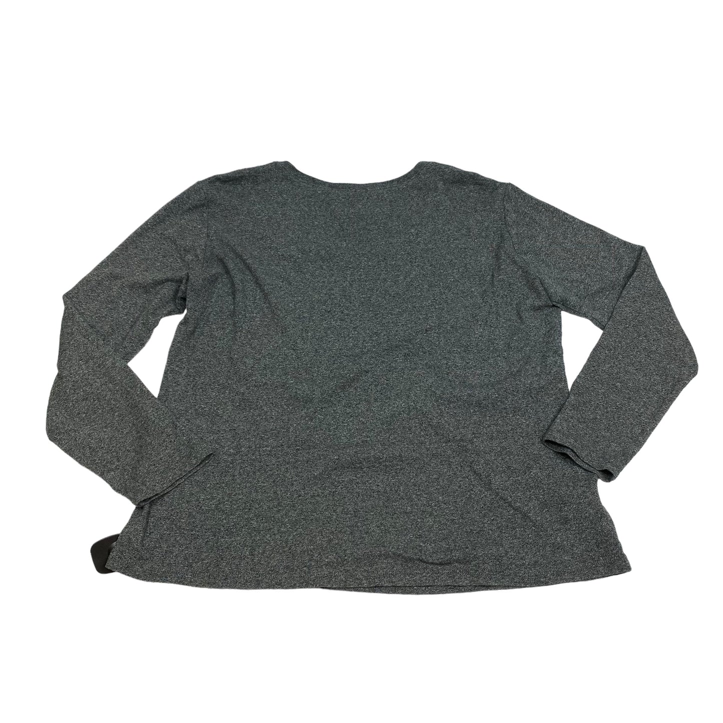 Grey Top Long Sleeve Basic Eddie Bauer, Size 2x