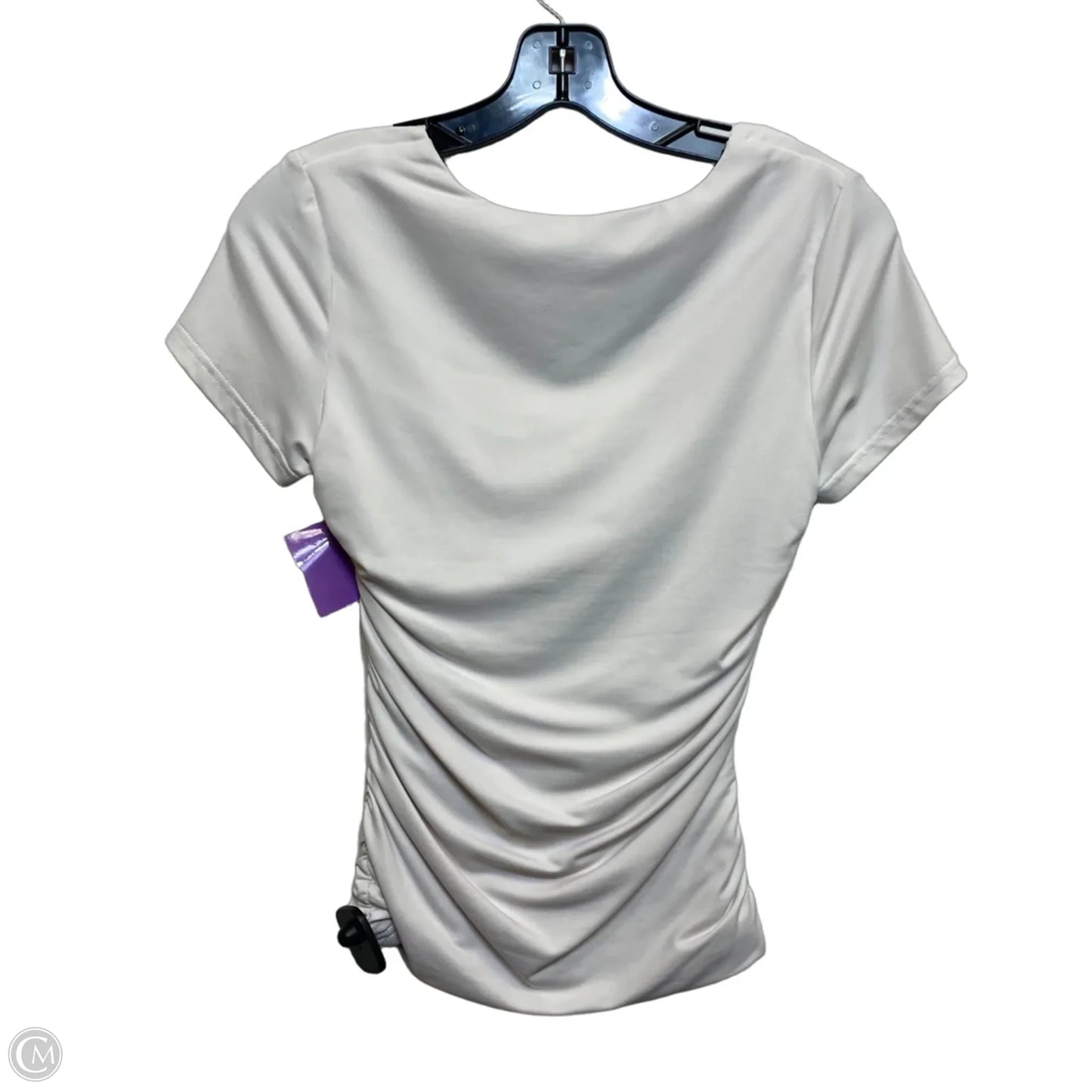 Top Short Sleeve By On Twelfth In Cream, Size: S