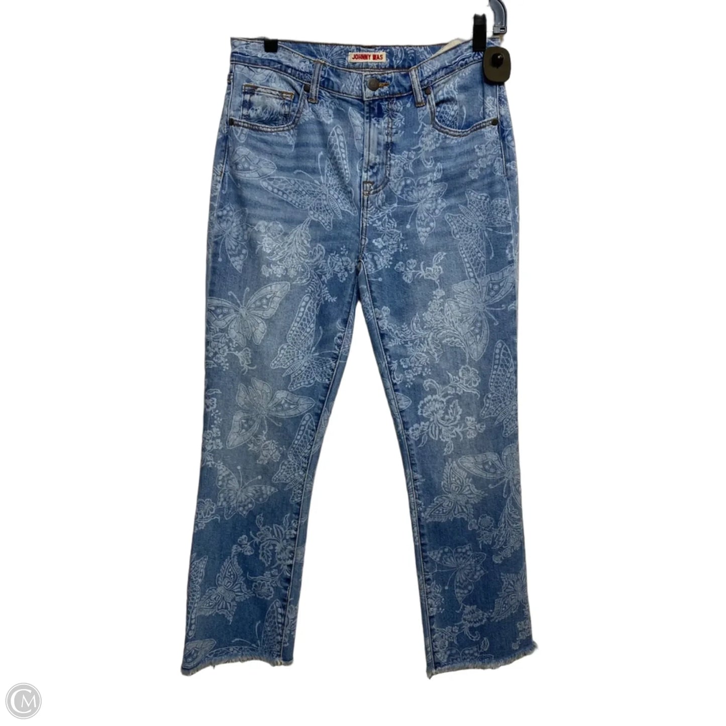 Jeans Designer By Johnny Was In Blue Denim, Size: 4