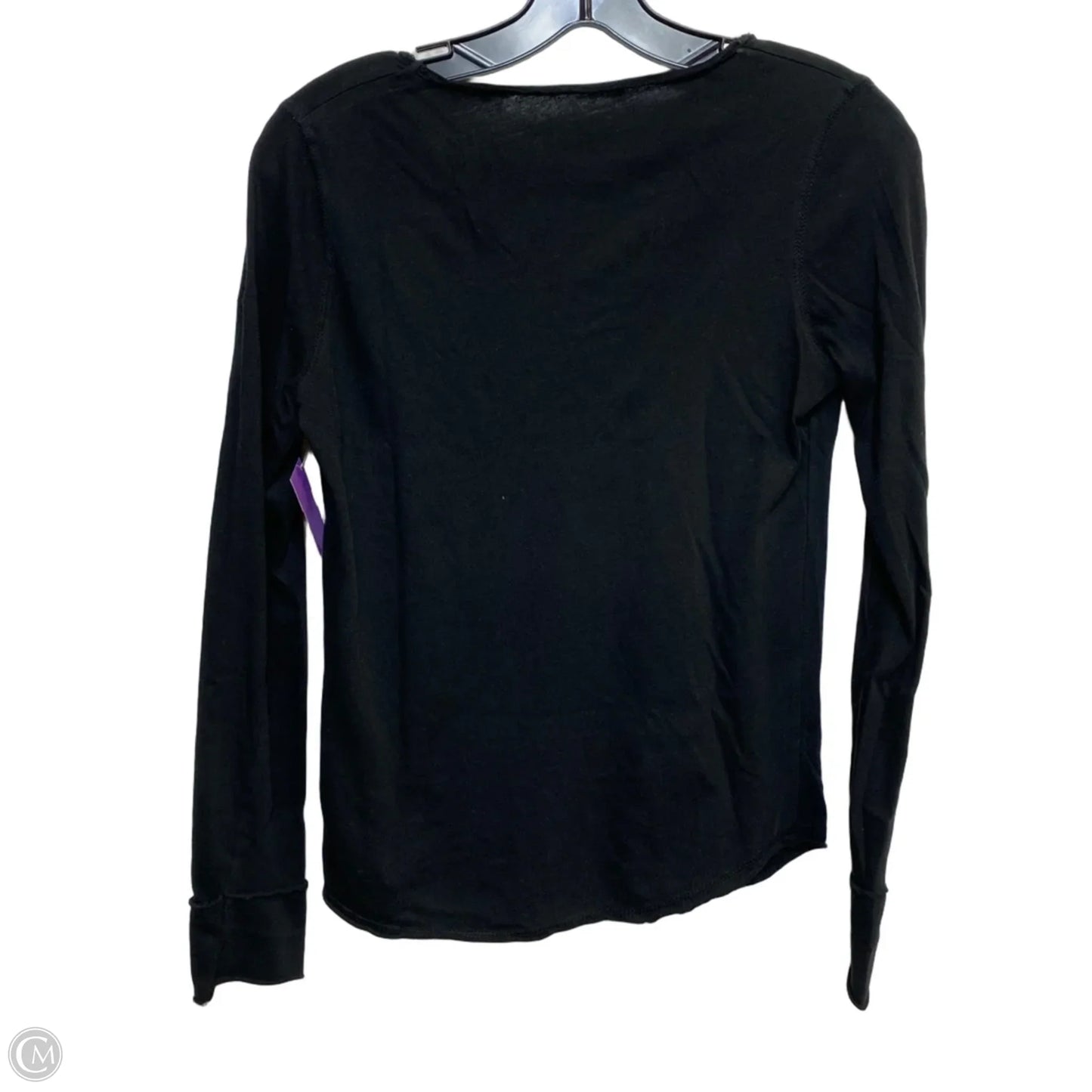 Top Long Sleeve By Zadig And Voltaire In Black, Size: S