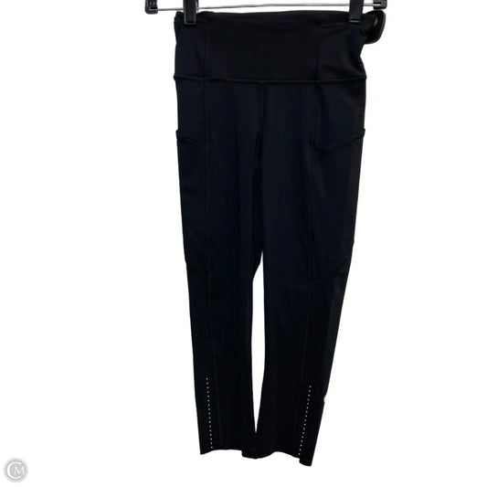 Athletic Leggings Capris Designer By Lululemon In Black, Size: Xs