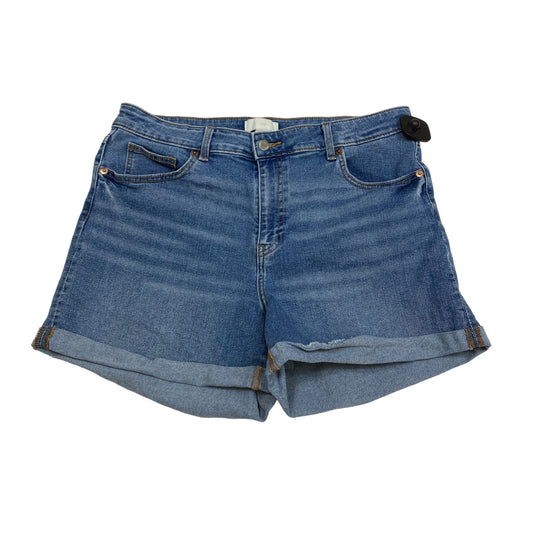 Blue Denim Shorts H&m, Size 14