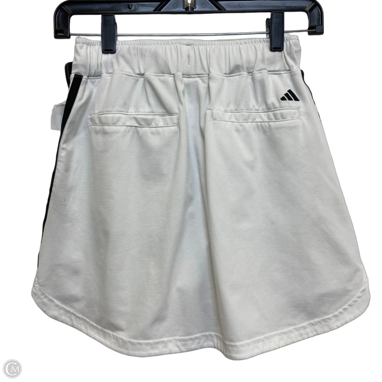 Athletic Skort By Adidas In White, Size: S
