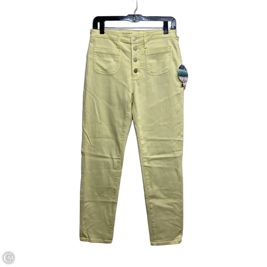 Jeans Designer By Adriano Goldschmied In Yellow Denim, Size: 8