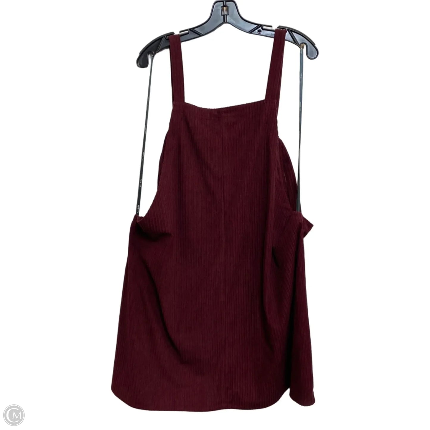 Dress Casual Short By Arula In Maroon, Size: 2x