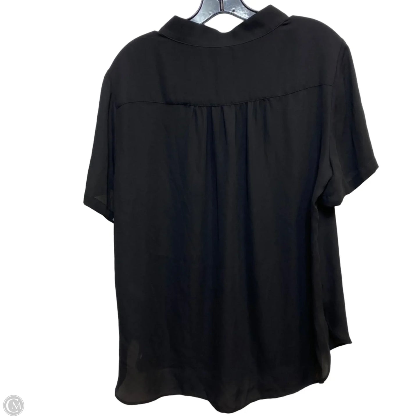 Top Short Sleeve By Tommy Hilfiger In Black, Size: Xl