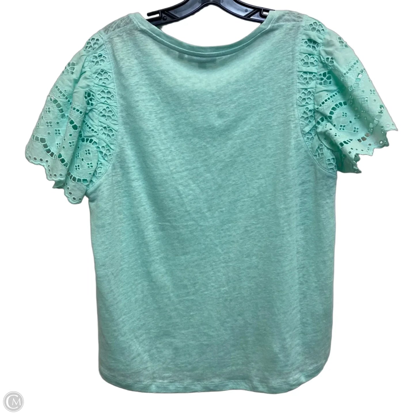 Top Short Sleeve By Chicos In Green, Size: L