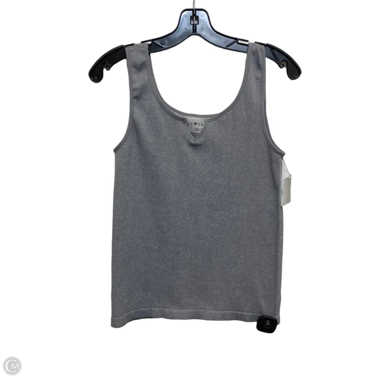 Top Sleeveless Basic By Eye Candy In Grey, Size: 2x