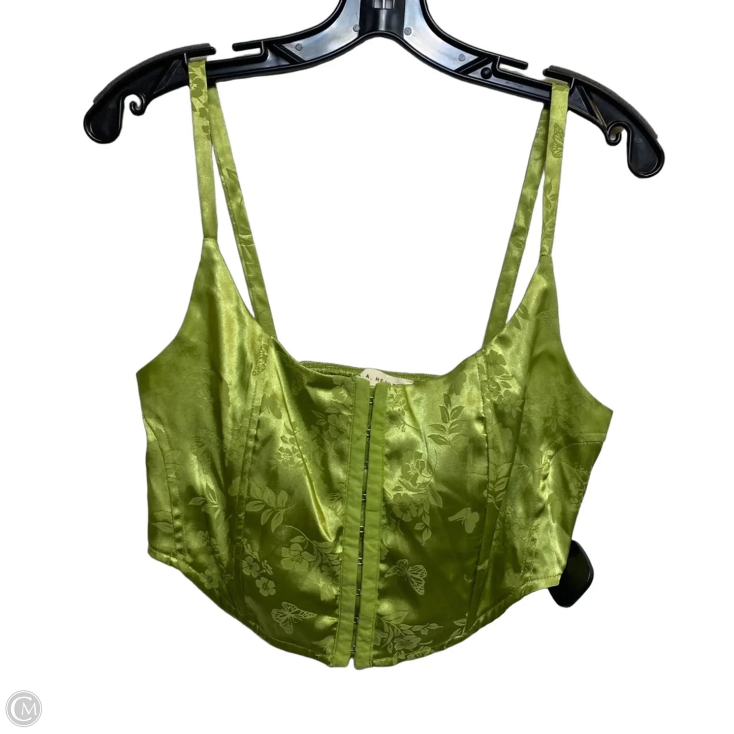 Top Sleeveless By La Hearts In Green, Size: S