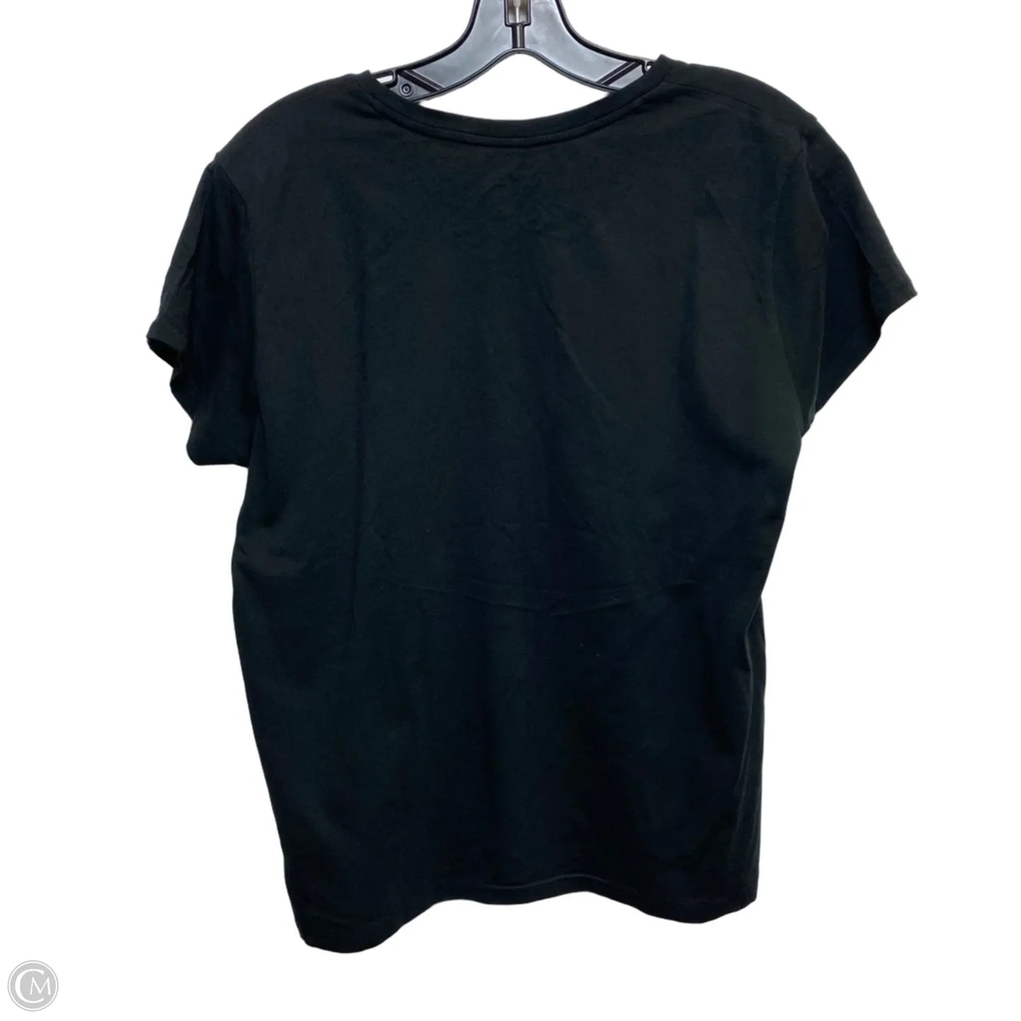 Top Short Sleeve By Polo Ralph Lauren In Black, Size: L