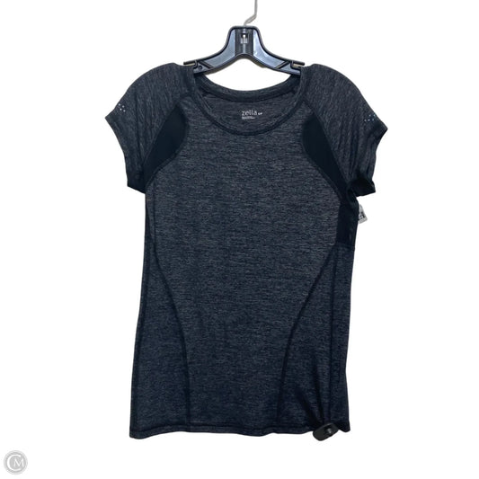 Athletic Top Short Sleeve By Zella In Grey, Size: S
