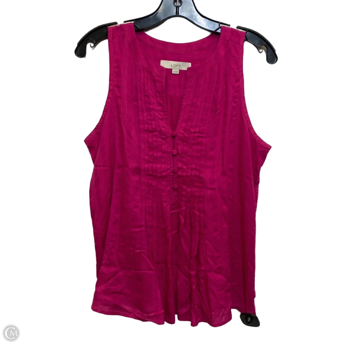 Top Sleeveless By Loft In Pink, Size: Xs