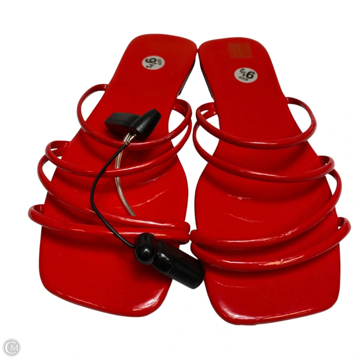 Sandals Flats By Cmf In Red, Size: 9.5