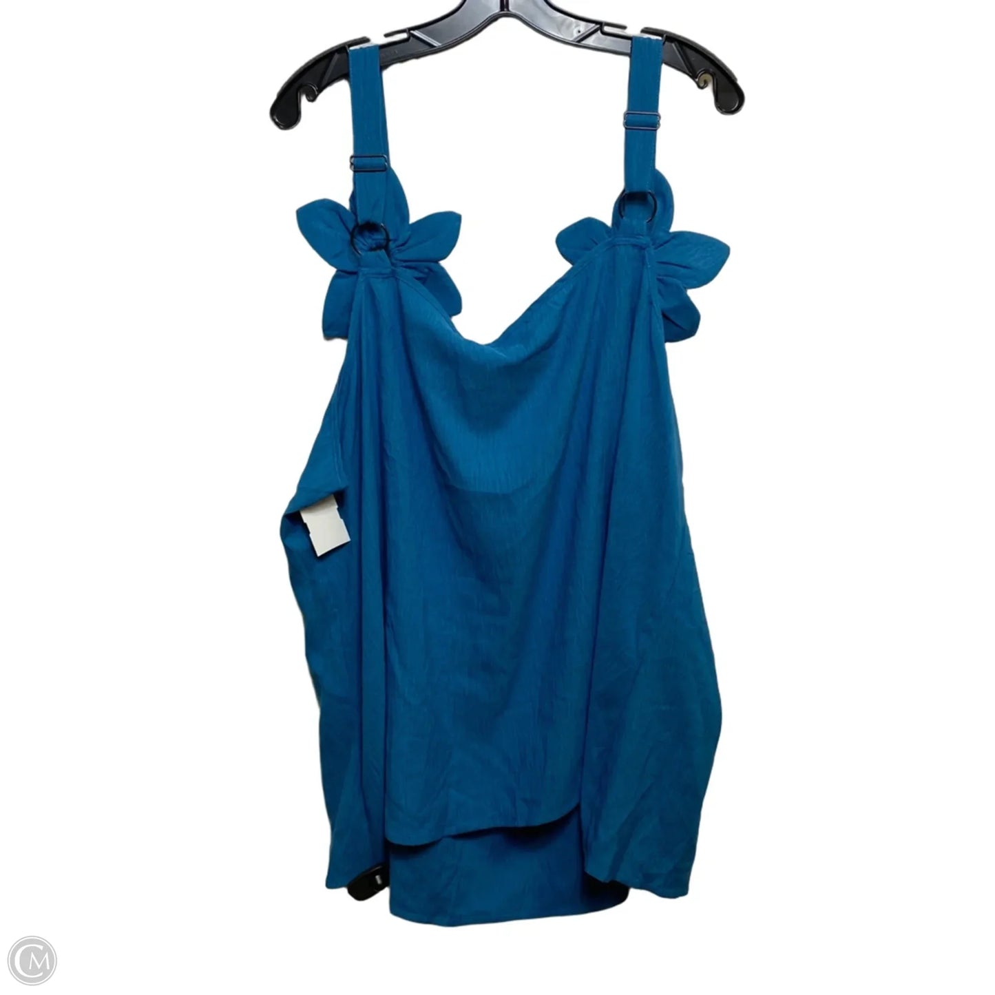 Top Sleeveless By Bloomchic In Blue, Size: 3x