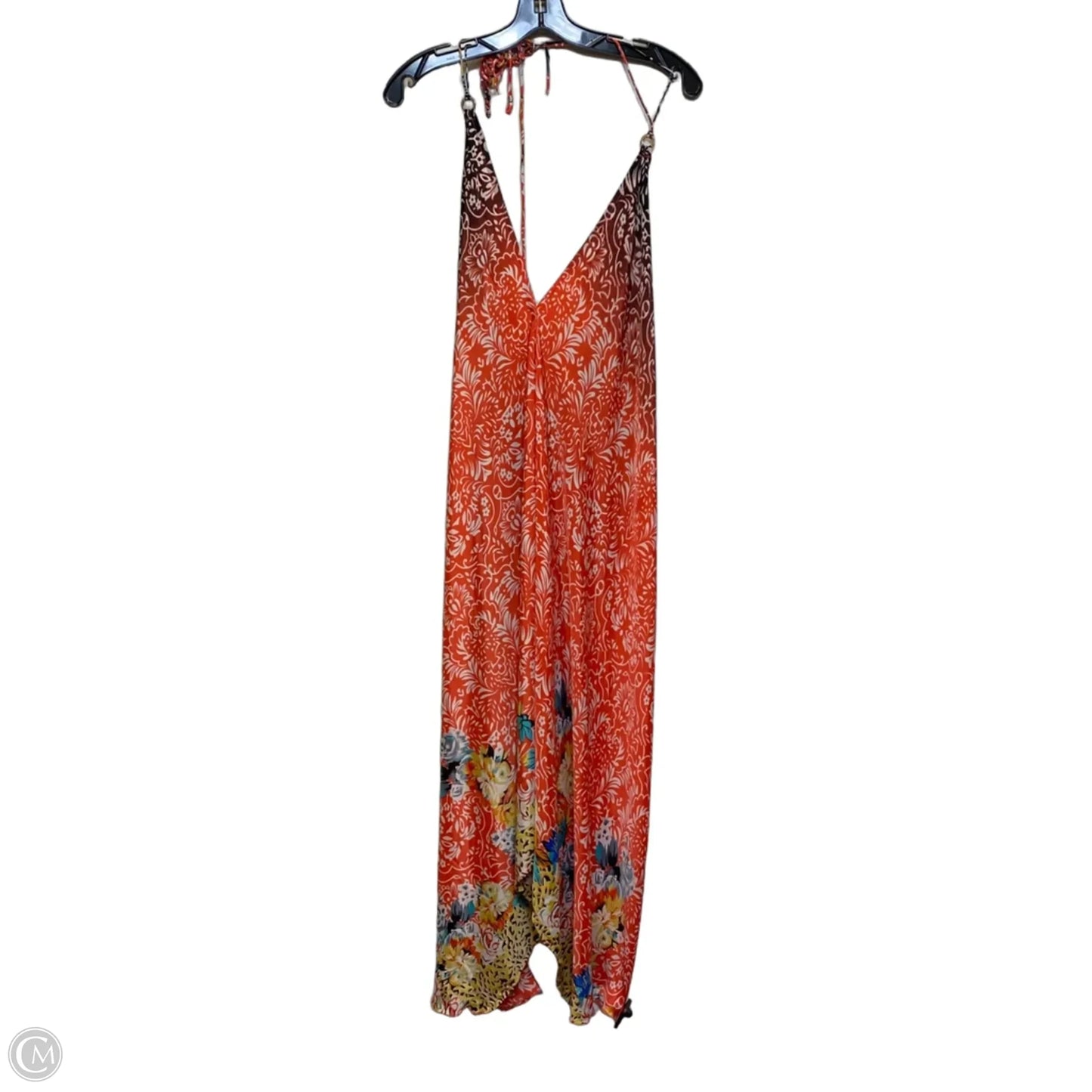 Swimwear Cover-up By Rr Hawaii Resort In Black & Red, Size: Osfm