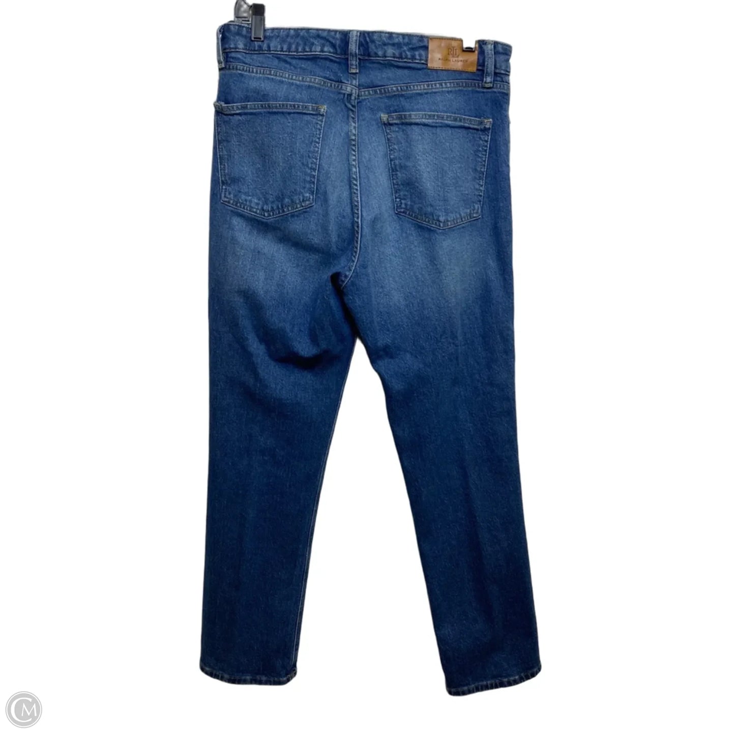 Jeans Skinny By Lauren By Ralph Lauren In Blue Denim, Size: 12