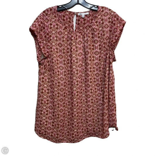 Top Sleeveless By Dr2 In Pink & Red, Size: 1x